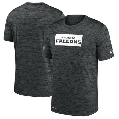 Atlanta Falcons Marled Stadium Heathered Printed T Shirt 200849