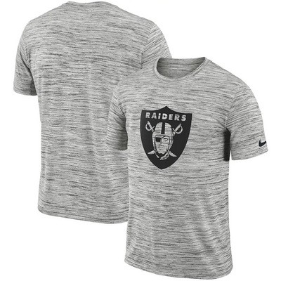 Las Vegas Raiders Marled Stadium Heathered Printed T Shirt 200835