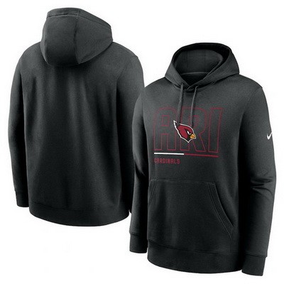 Men's Arizona Cardinals Black City Code Club Fleece Pullover Hoodie