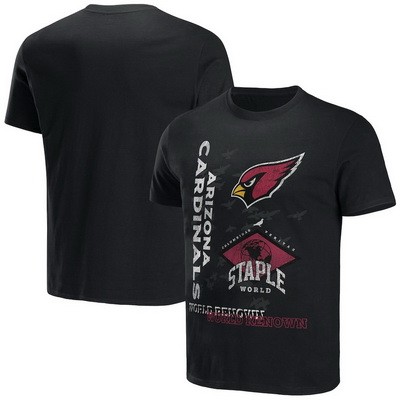 Men's Arizona Cardinals Black NFL x Staple World Renowned T Shirt
