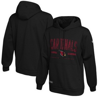 Men's Arizona Cardinals Black Printed Pullover Hoodie 302618