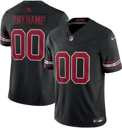 Men's Arizona Cardinals Customized Limited Black FUSE Vapor Jersey