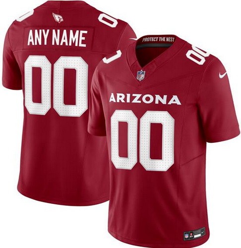 Men's Arizona Cardinals Customized Limited Red FUSE Vapor Jersey
