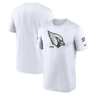 Men's Arizona Cardinals White 2024 Salute To Service Legend Performance T Shirt