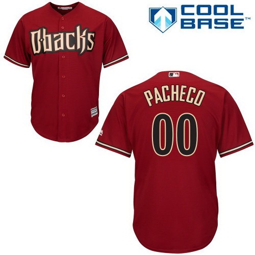 Men's Arizona Diamondbacks Customized Red Cool Base Jersey