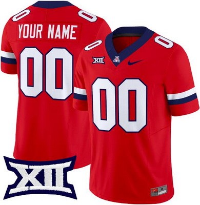 Men's Arizona Wildcats Custom Limited Red FUSE College Football Jersey