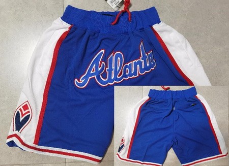 Men's Atlanta Braves Blue Just Don Shorts