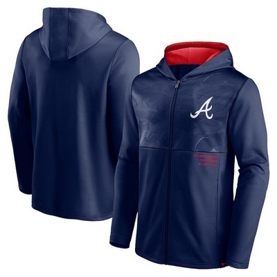 Men's Atlanta Braves Printed Pullover Hoodie 112596