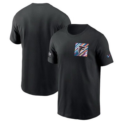 Men's Atlanta Falcons Black 2023 Crucial Catch Sideline TriBlend T Shirt