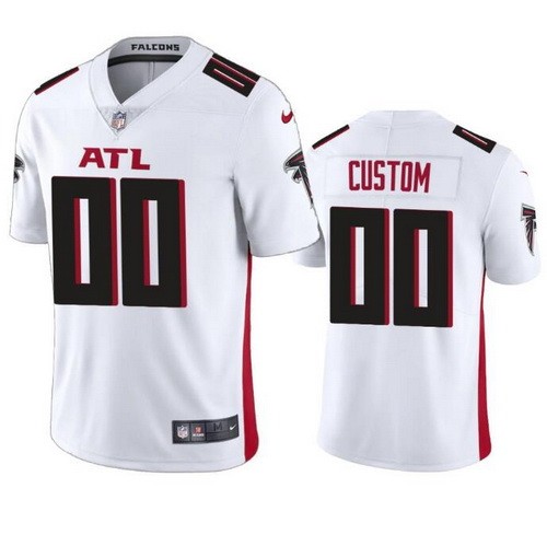 Men's Atlanta Falcons Customized Limited White 2020 Vapor Untouchable Jersey