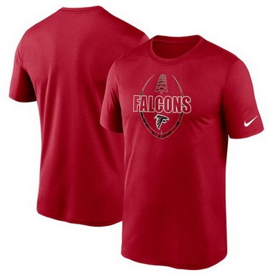 Men's Atlanta Falcons Red Icon Performance T-Shirt