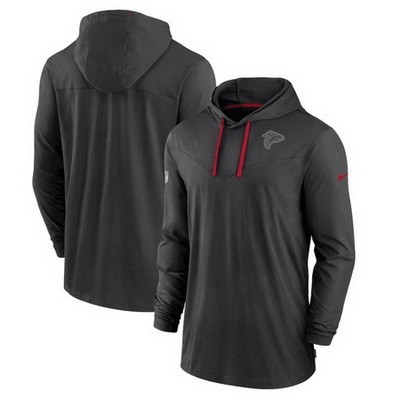 Men's Atlanta Falcons Sideline Pop Performance Pullover Long Sleeve Hoodie T Shirt
