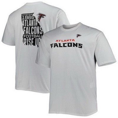 Men's Atlanta Falcons White Printed T Shirt 302409
