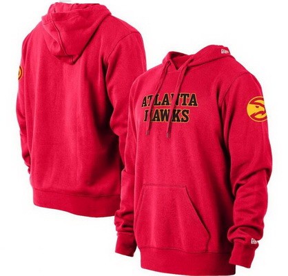 Men's Atlanta Hawks Red 2021 City Edition Pullover Hoodie