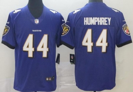 Men's Baltimore Ravens #44 Marlon Humphrey Limited Purple Vapor Untouchable Jersey