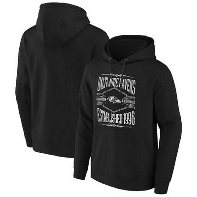 Men's Baltimore Ravens Black x Darius Rucker Collection 2 Hit Pullover Hoodie