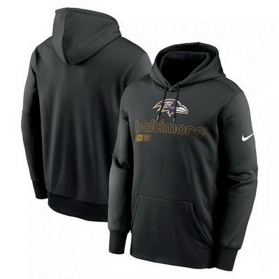Men's Baltimore Ravens Dallas Cowboys Black Performance Pullover Hoodie