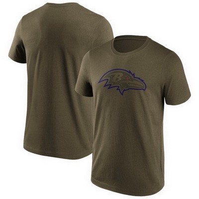 Men's Baltimore Ravens Olive Legacy Performance T Shirt