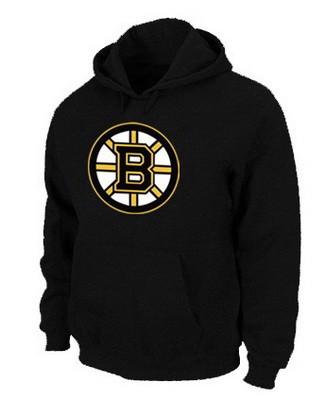 Men's Boston Bruins Black Printed Pullover Hoodie