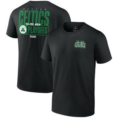 Men's Boston Celtics Black 2022 Playoffs Dunk T-Shirt