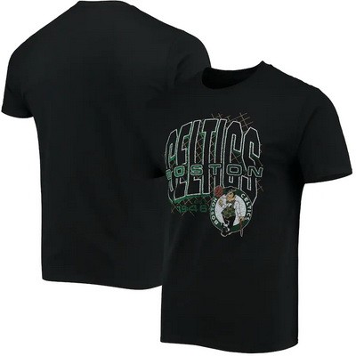 Men's Boston Celtics Black Junk Food Playground T-Shirt