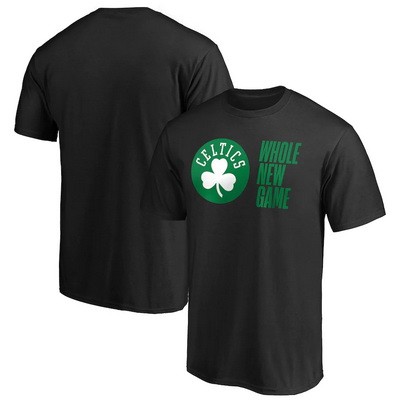 Men's Boston Celtics Black Whole New Game Team T-Shirt