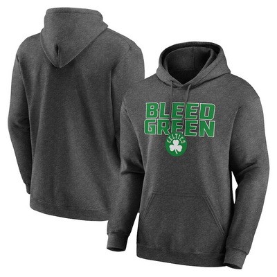 Men's Boston Celtics Charcoal Victory Earned Pullover Hoodie