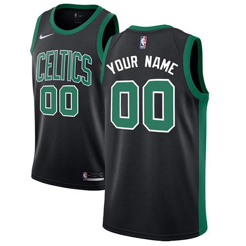 Men's Boston Celtics Customized Green Alternate Icon Swingman Nike Jersey