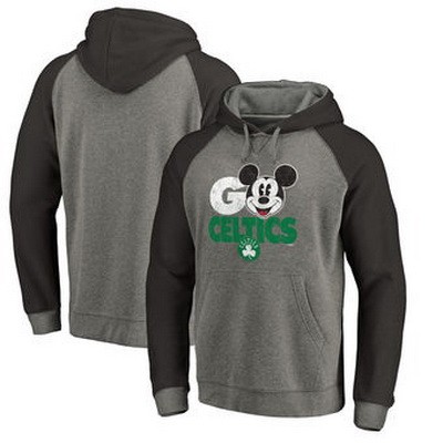 Men's Boston Celtics Gray 1 Printed Pullover Hoodie