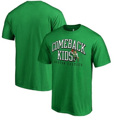 Men's Boston Celtics Green Comeback Kids T-Shirt