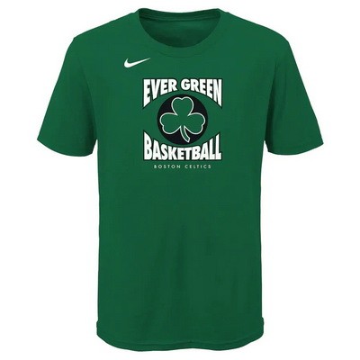 Men's Boston Celtics Green Printed T Shirt 211009