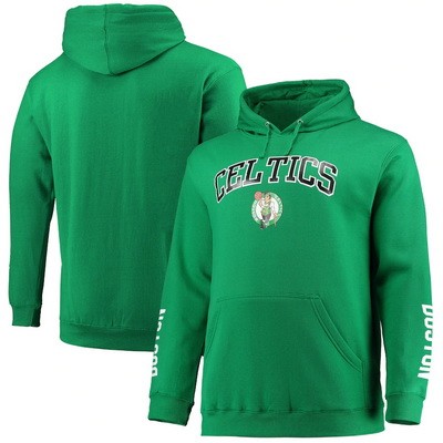 Men's Boston Celtics Green Team Wordmark Pullover Hoodie