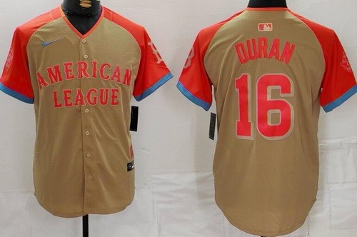 Men's Boston Red Sox #11 Jarren Duran Gray 2024 All Star Limited Jersey