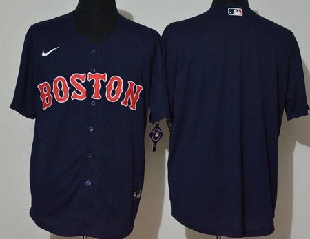 Men's Boston Red Sox Blank Navy 2020 Cool Base Jersey