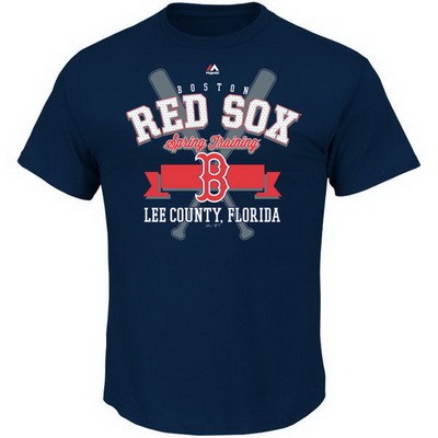 Men's Boston Red Sox Printed T Shirt 10748