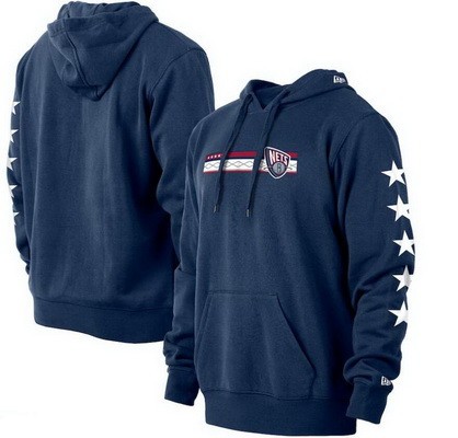 Men's Brooklyn Nets Navy 2021 City Edition Pullover Hoodie