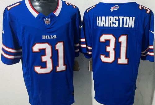 Men's Buffalo Bills #31 Maxwell Hairston Limited Blue FUSE Vapor Jersey