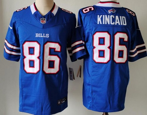 Men's Buffalo Bills #86 Dalton Kincaid Limited Blue FUSE Vapor Jersey