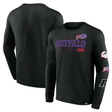 Men's Buffalo Bills Black High Whip Pitcher Sweatshirts
