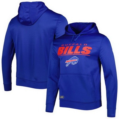 Men's Buffalo Bills Blue Printed Pullover Hoodie 302642