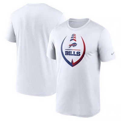 Men's Buffalo Bills White Icon Legend Performance T Shirt