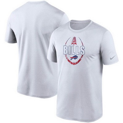 Men's Buffalo Bills White Icon Performance T-Shirt