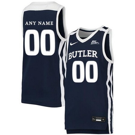 Men's Butler Bulldogs Customized Navy 2019 College Basketball Jersey
