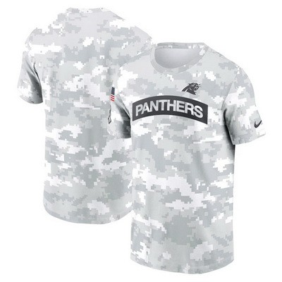 Men's Carolina Panthers Arctic Camo 2024 Salute To Service Performance T Shirt