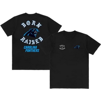 Men's Carolina Panthers Black Born x Raised T Shirt