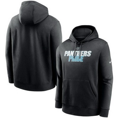 Men's Carolina Panthers Black Fan Gear Local Club Pullover Hoodie