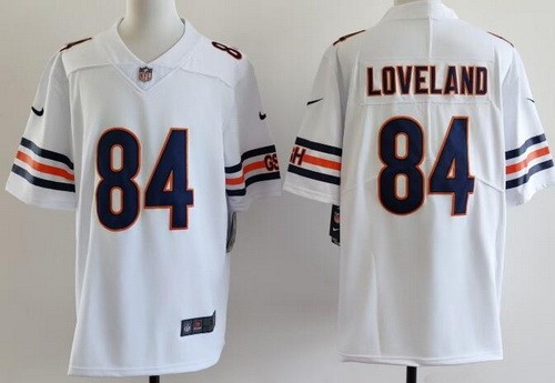 Men's Chicago Bears #84 Colston Loveland Limited White Vapor Jersey