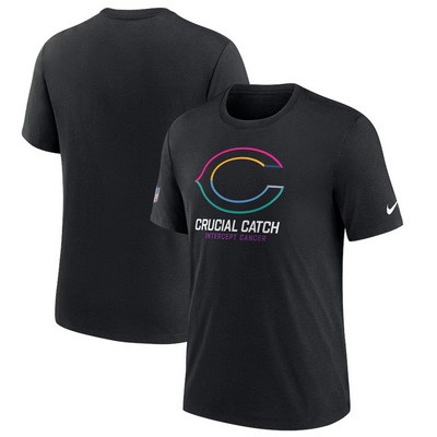 Men's Chicago Bears Black 2024 Crucial Catch T Shirt