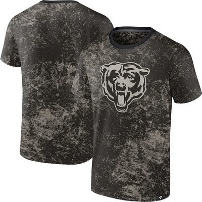 Men's Chicago Bears Black Shadow T Shirt