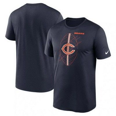 Men's Chicago Bears Navy Legend Icon Performance T Shirt